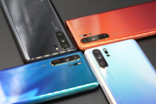 Huawei P30 series all colours