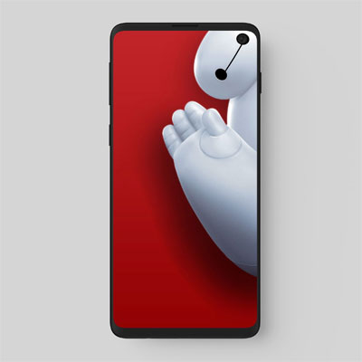 samsung s10 wallpaper baymax