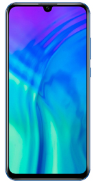 Honor 20 Lite blue front
