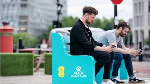 EE gaming on the go bench