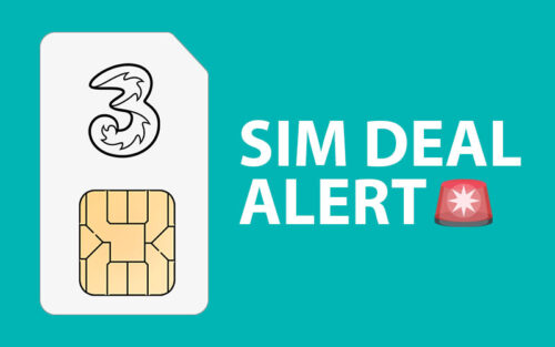 Three SIM only deal alert